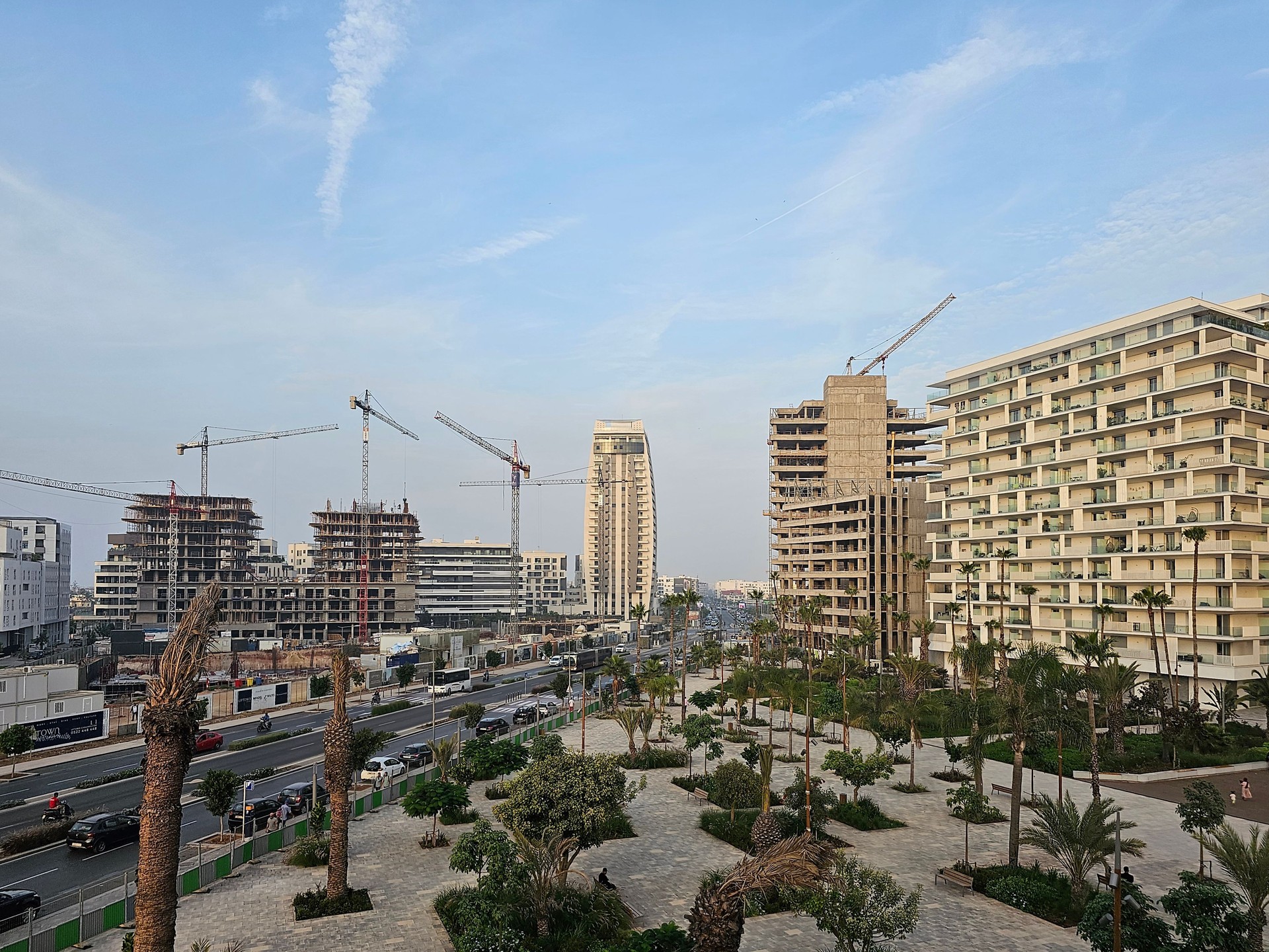 view of Capital Tower by Legacy Capital in the new Casa-Anfa zone the new finance district in Casablanca - Morocco